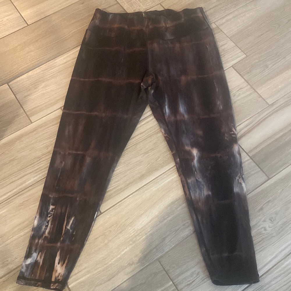 USED tie dye leggings/ 2XL